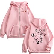 BTS Permission To Dance Zip Hoodie | Oversized Kpop Hoodie