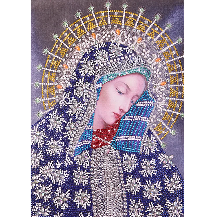 Partial Special-Shaped Diamond Painting - Religion Virgin 30*40CM