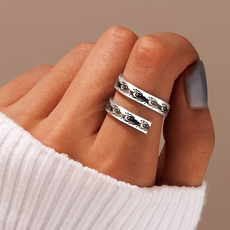 The Secret To Have A Rewarding Life Is To Keep Going A Little Progress Each Day Adds Up To Big Results Adjustable Ring