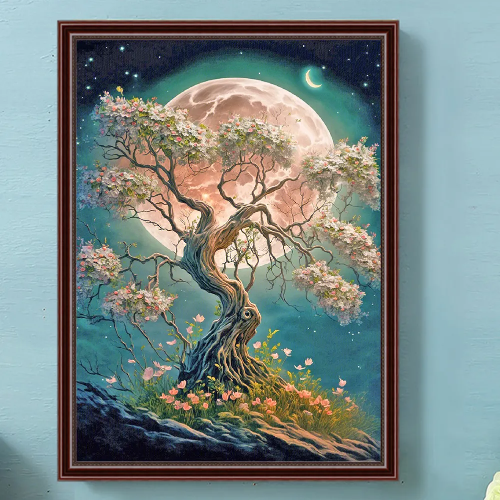 Diamond Painting - Full Round Drill - Tree(30*40cm)
