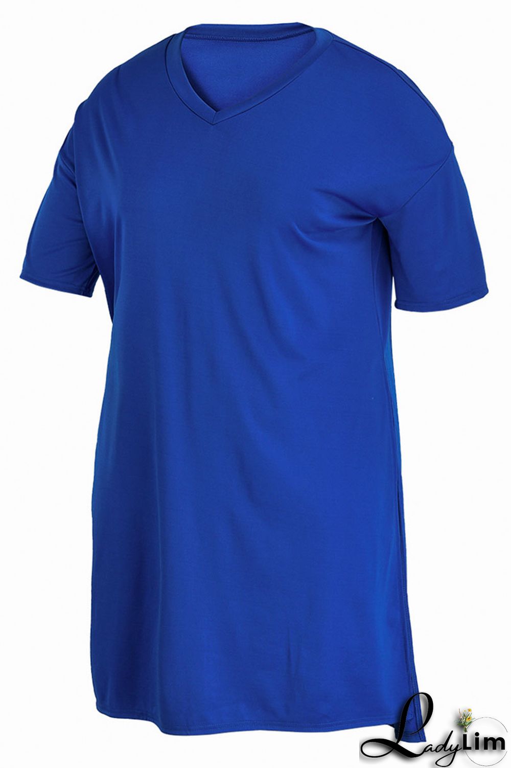 Green Casual Solid Patchwork V Neck Plus Size Two Pieces