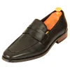 Mens Slip On Dress Loafers Shoes Business 