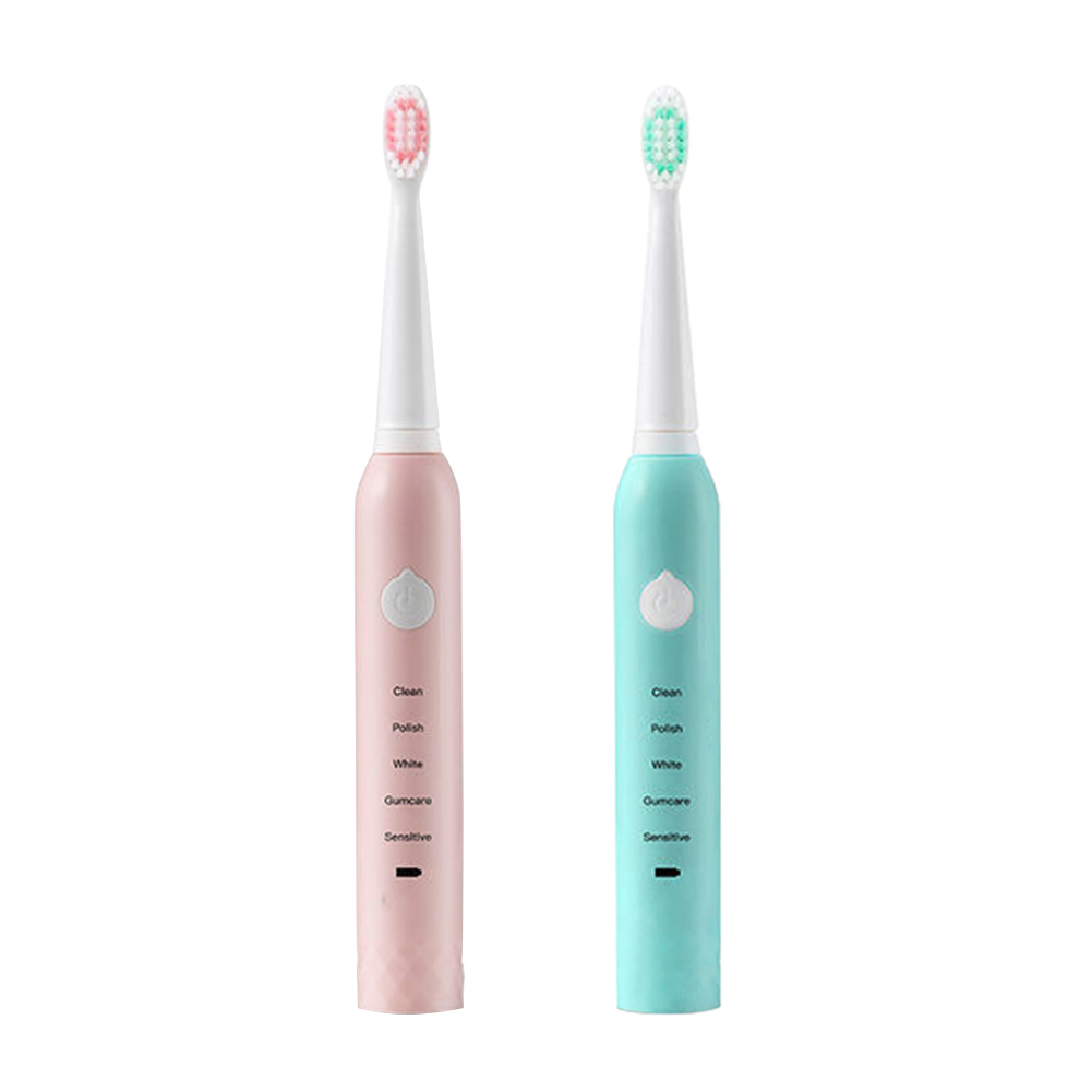 

Electric Toothbrush for Adult IPX7 Waterproof Rechargeable with 5 Heads, Green, 501 Original