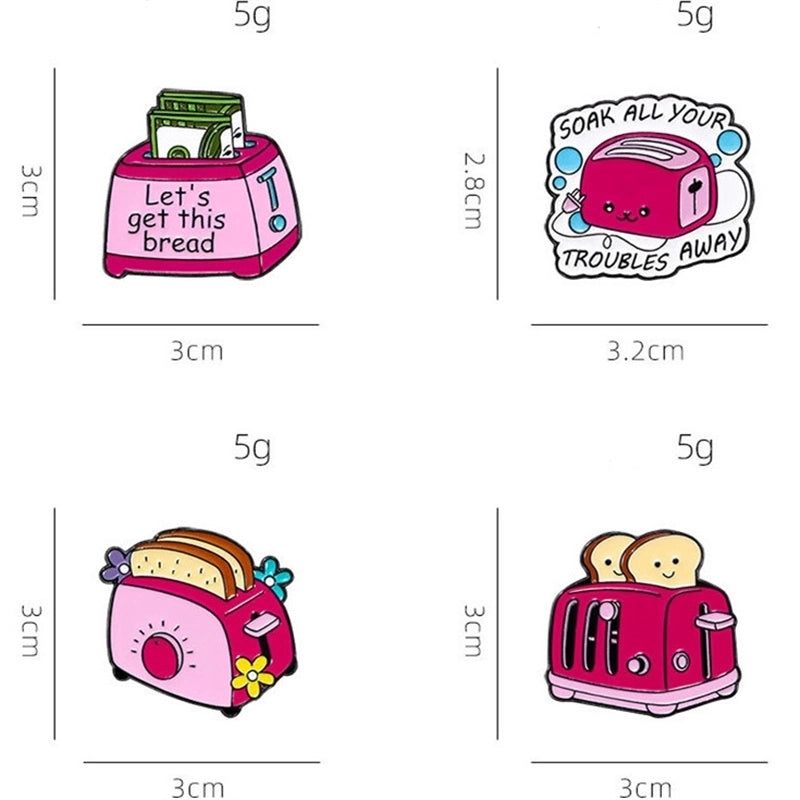 Cartoon Style Ice Cream Alloy Women’s Brooches