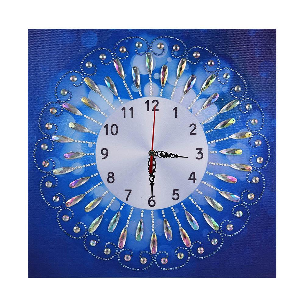 Novelty Flower Clock Special Drill Diamond Painting 35X35CM(Canvas) gbfke