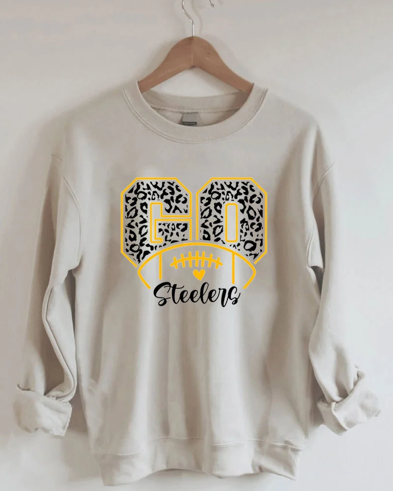 Go Steelers Football Sweatshirt