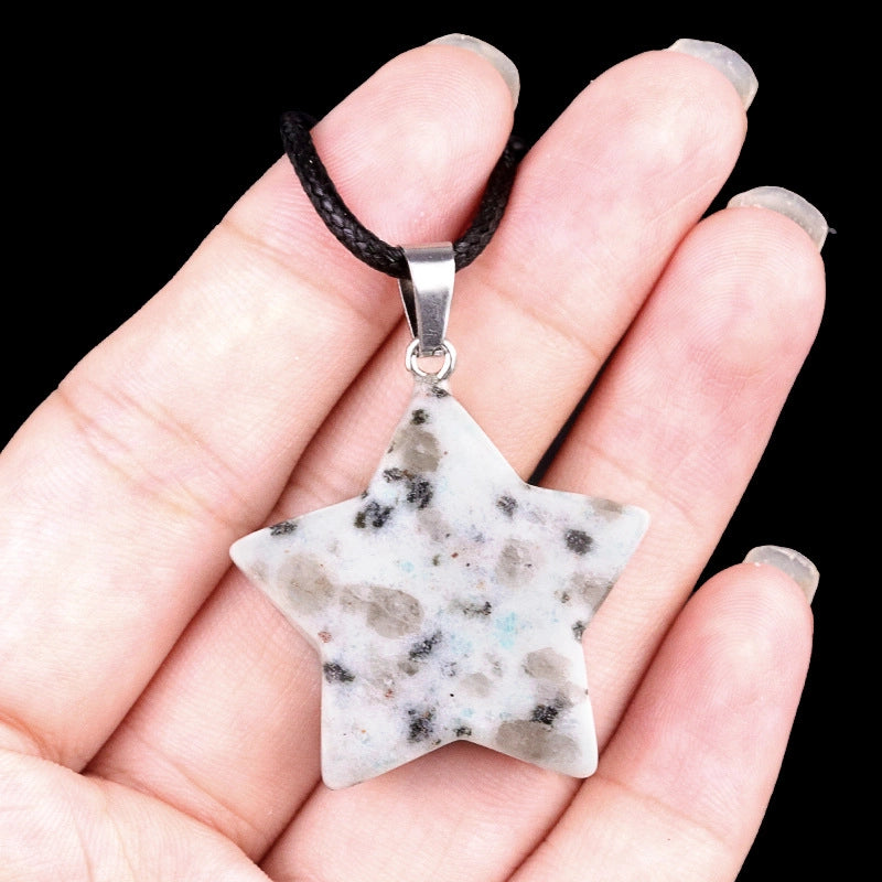 1 Piece Semi-precious Stone Star Jewelry Accessories Pendant