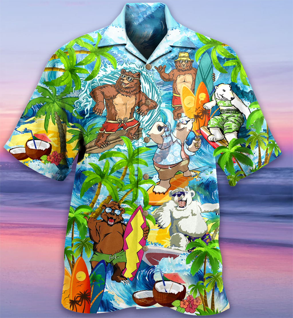 Fun Hawaiian Cuban Collar Shirt