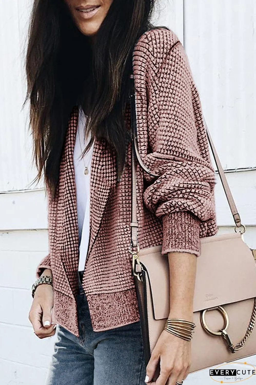 Warm Knitted Long Cardigan
