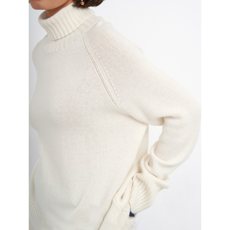 Ootddress Solid Loose Long Sleeve Turtleneck For Women Pullover High Street Slim Elegant Patchwork Sweater Top Oversized Sweater New