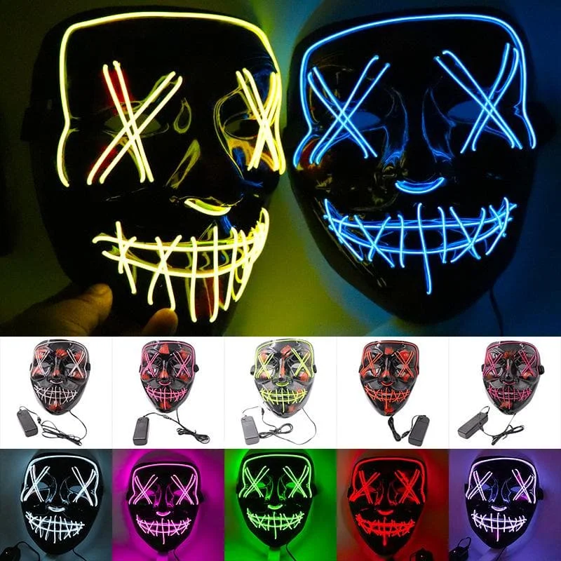 Led Mask Halloween Party Masquerade Mask SP15187