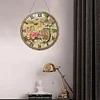 2D DIY Acrylic Bicycle Diamond Painting Clock Pendant w/ Clock Function Wall Art