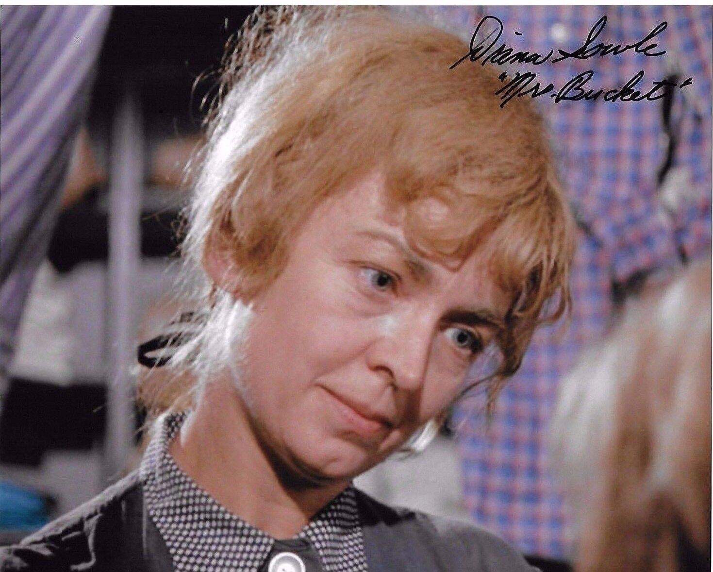 Diana Sowle Signed Photo Poster painting - Willy Wonka - Mrs Bucket - Cheer up Charlie RARE G849