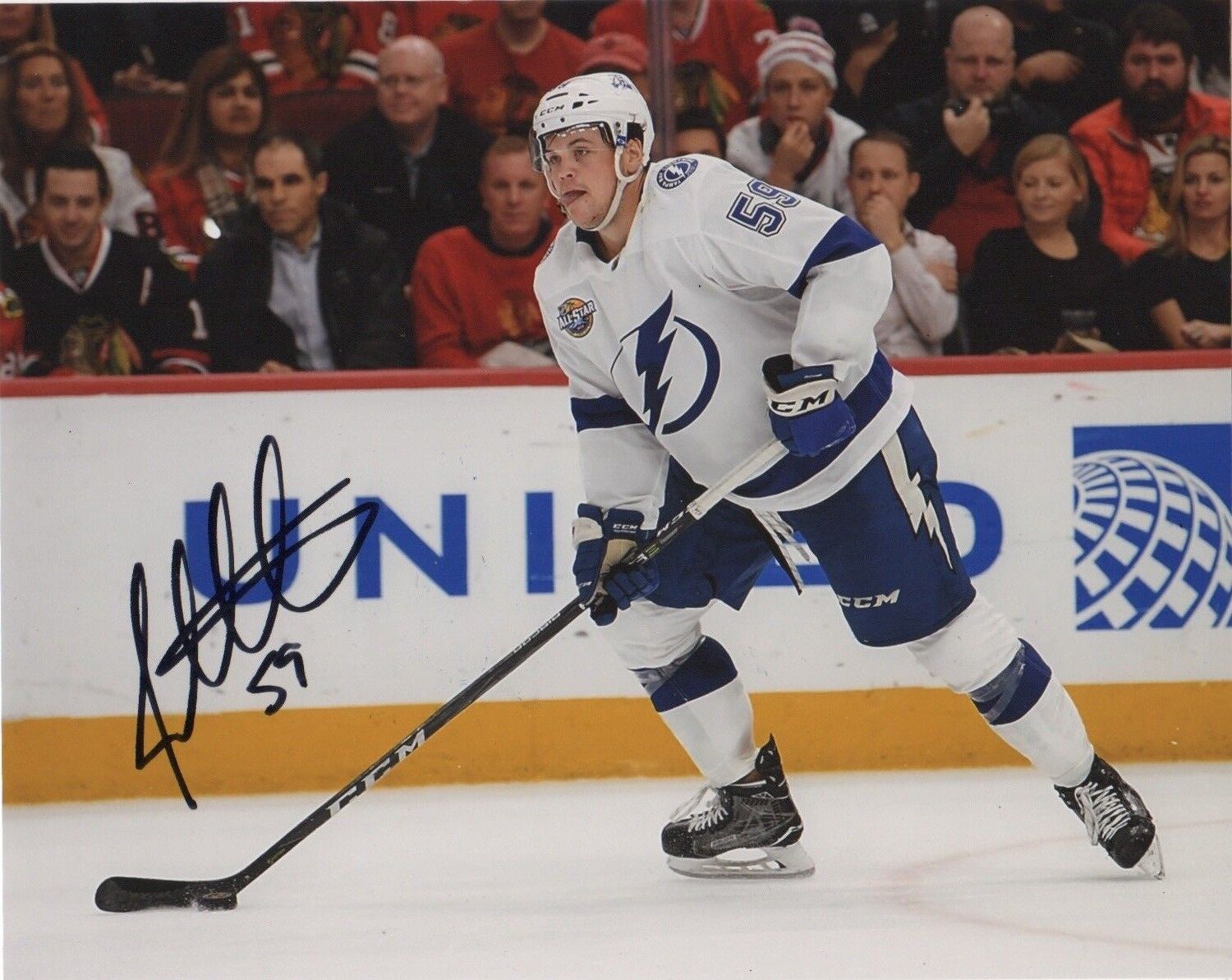 Tampa Bay Lightning Jake Dotchin Signed Autographed 8x10 Photo Poster painting COA