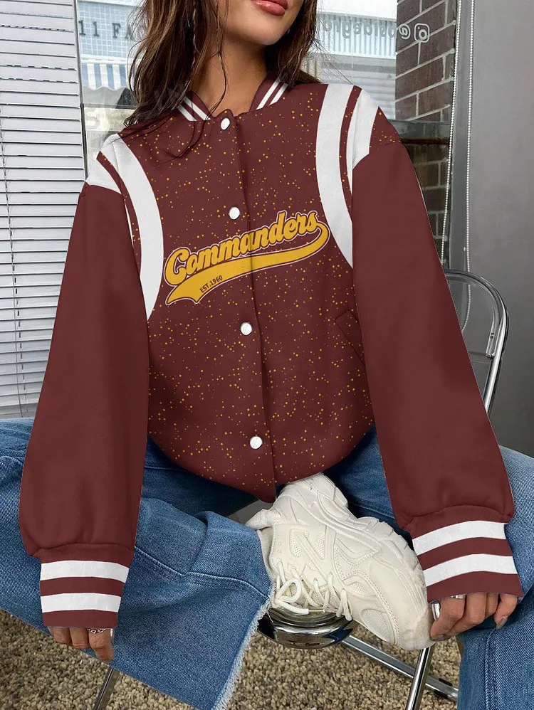 Washington Commanders National Football League 2024 Make Your Mark Unisex Varsity Jacket