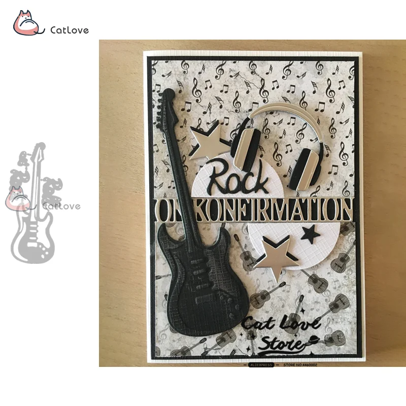 Oocharger Musical Metal Cutting Dies Stencils For DIY Scrapbooking Paper Card Decorative Craft Dies Embossing Die Cuts New 2024