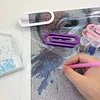 uk.everydayedeals 2pcs 3D Printed Diamond Canvas Paperclip Holder Wear Resist Fixing Craft Canvases Tool