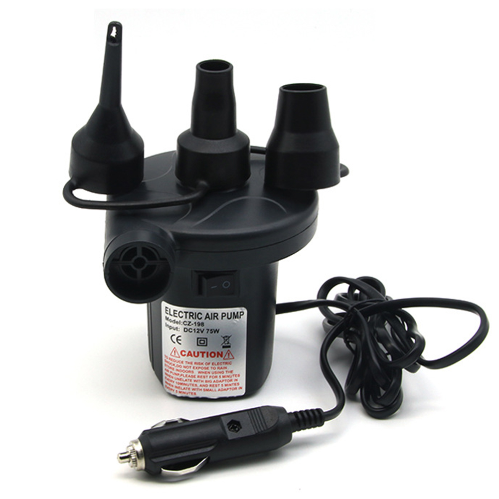 

HS-198A Outdoor Kayak Swimming Ring Car Auto Air Inflator DC 12V Air Pump, 501 Original