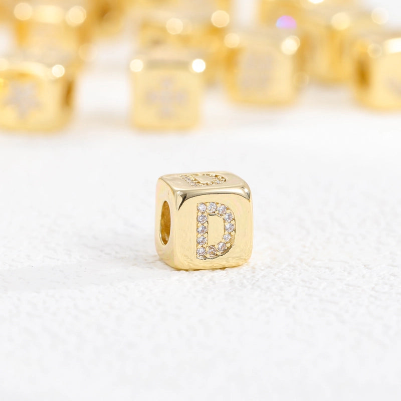 1 Piece Copper Letter Jewelry Accessories Pendant