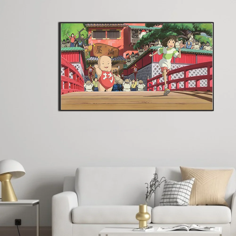 Diamond Painting - Full Round Drill - Spirited Away(Canvas|70*40cm)