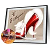 uk.everydayedeals (Limited Stock)Diamond Painting - Full Square - High Heels Cat