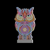 5D DIY Diamond Painting 7 Color Night Light Lamp Home Decoration Ornament Gift Kit(Owl)