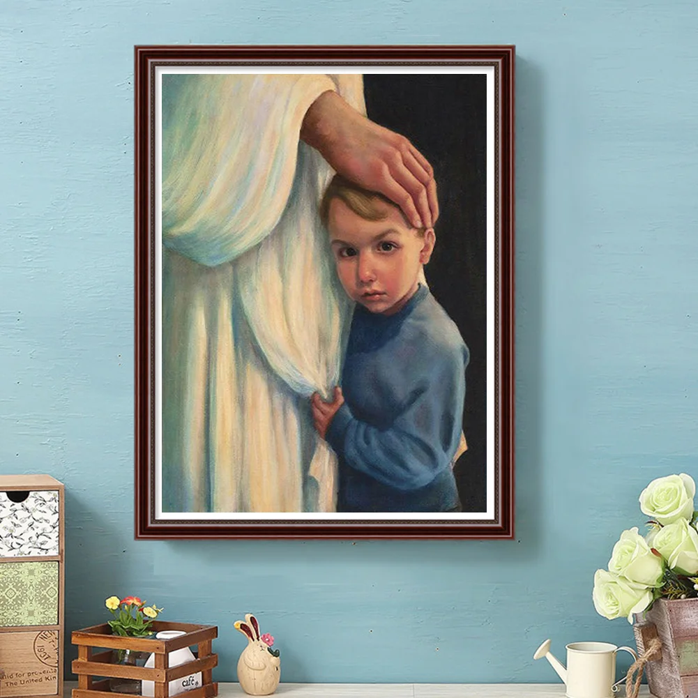 Full Round Diamond Painting 40*50cm - Jesus And Child