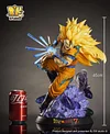 Explode Super Saiyan 3 Son Goku - Dragon Ball Resin Statue - BH Studio