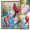 Cat Fish-11CT Stamped Cross Stitch 50*70cm/19.69*27.56in (Big Size) tapestrymarket