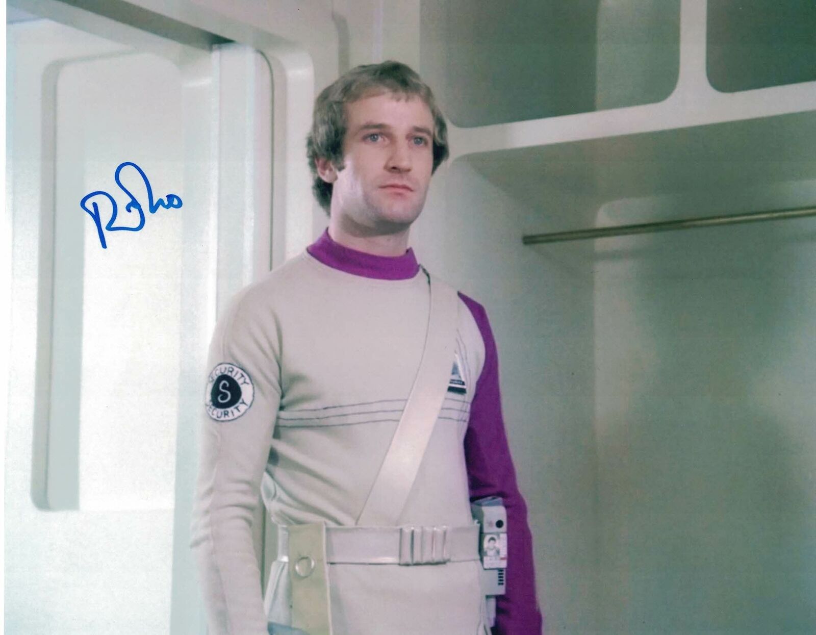 PAUL JERRICHO - Security Guard Space 1999 Dorzak -hand signed Photo Poster painting