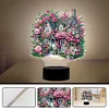 Blumenhaus Nachtlicht doppelseitig - 5d DIY Bastellampe