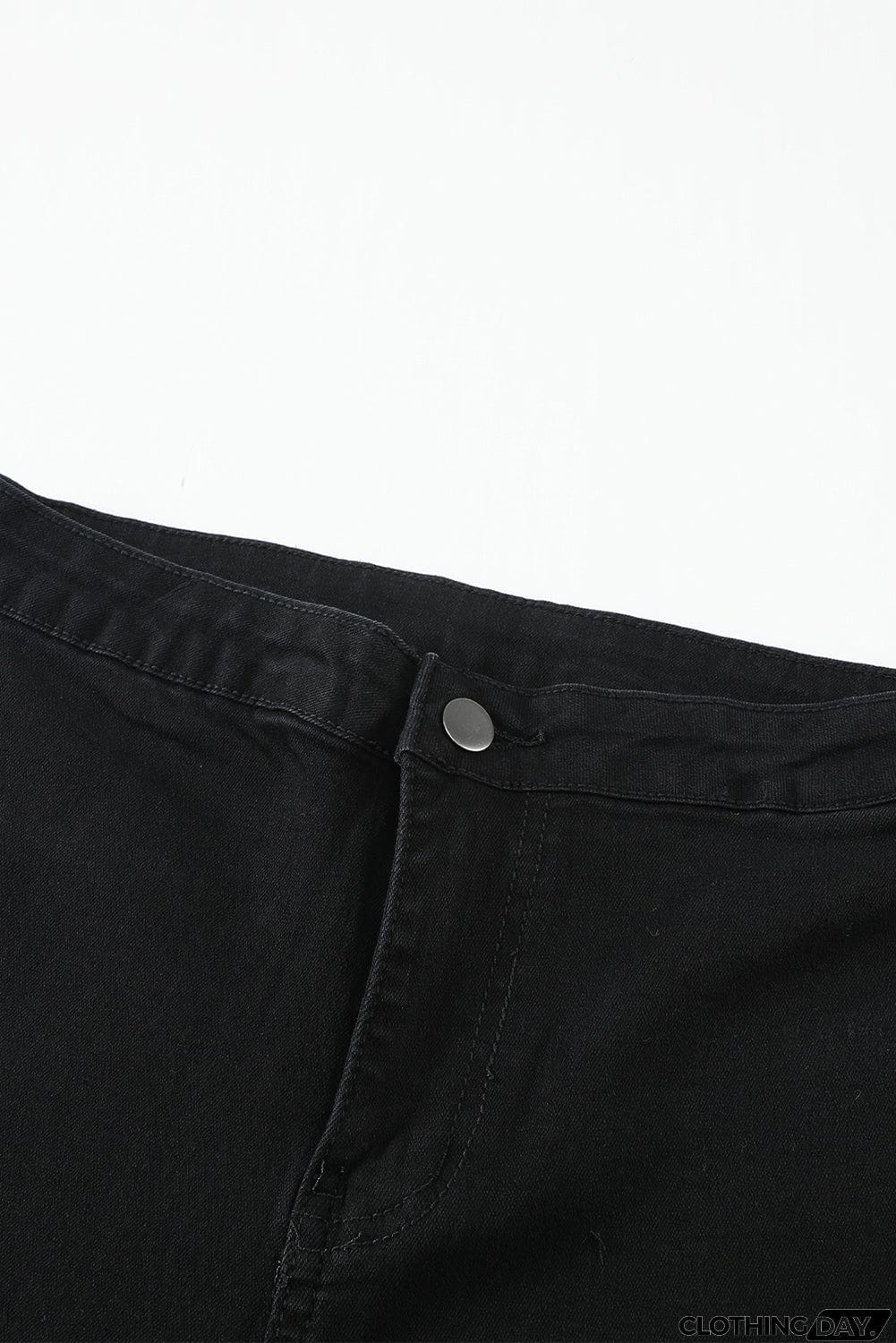 High Waist Pockets Bell Jeans