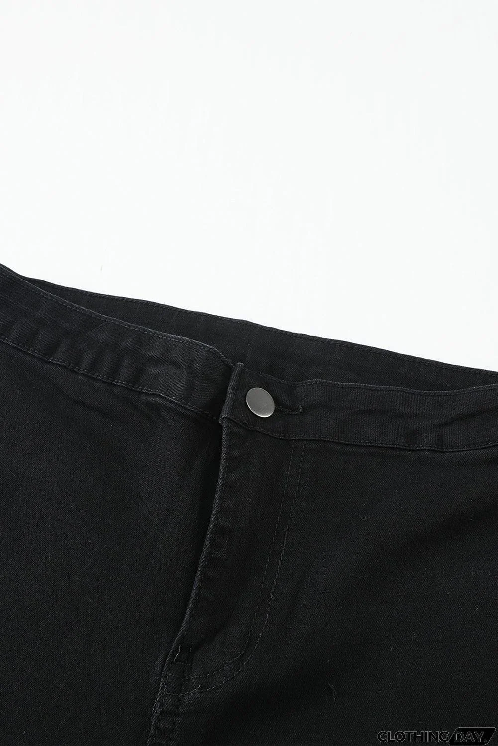 High Waist Pockets Bell Jeans