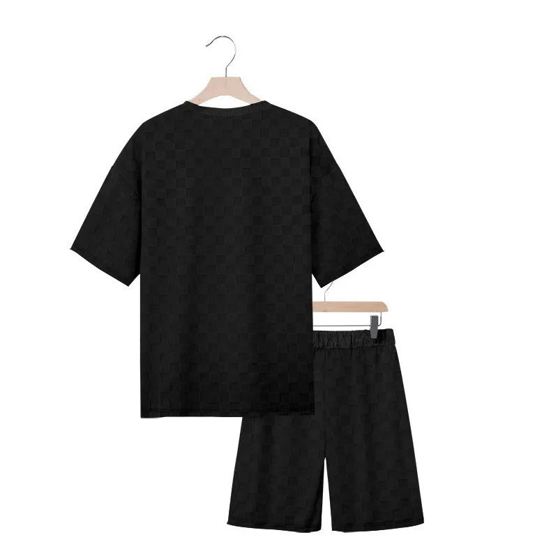 New Arrival Men’s Trendy T-Shirt Set Minimalist Casual Short Sleeve Crewneck Outfit