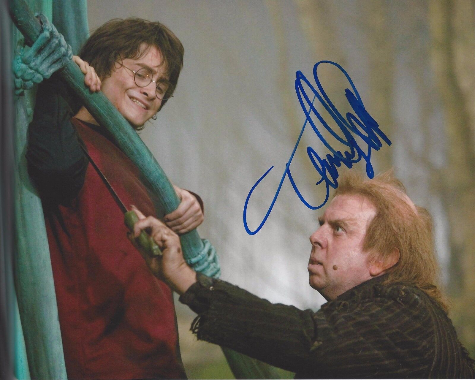 ACTOR TIMOTHY B SPALL SIGNED HARRY POTTER PETER PETTIGREW 8X10 Photo Poster painting B W/COA