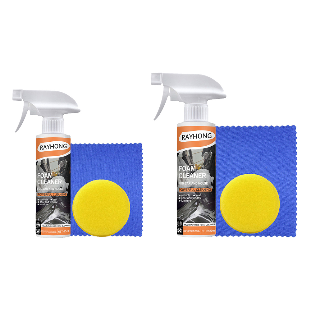 

Auto Car Interior Leather Cleaner Set Seat Steering Wheel Cleaning Foam Kit, 60ml, 501 Original