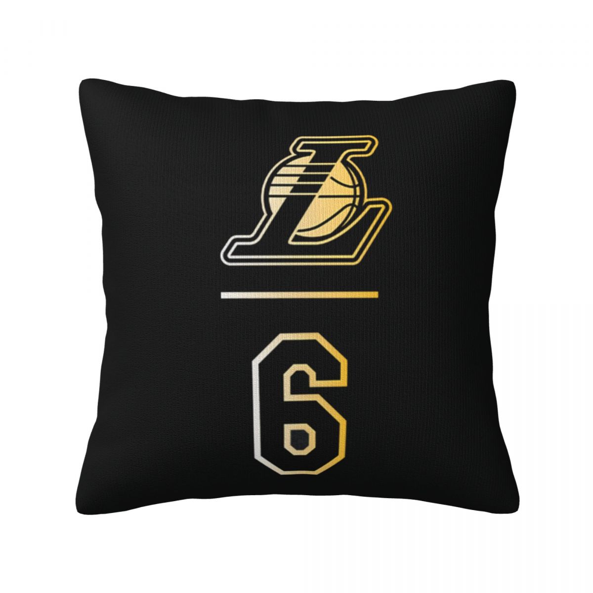 Los Angeles Lakers LeBron James #6 Throw Pillows 18 x 18 inch
