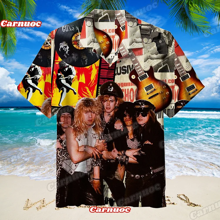 Guns N' Roses | Unisex Hawaiian Shirt