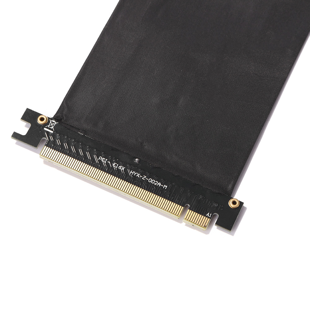 

PCIe 3.0 16X Extension Cable 90 Degree PCI-E 16X to 16X Flexible Riser Card, 25cm, 501 Original