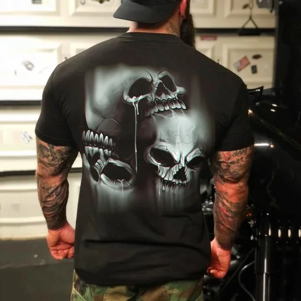 Family Skull Mens Classic T-Shirt