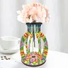Vase Mandala En Bois-Ornement De Bricolage