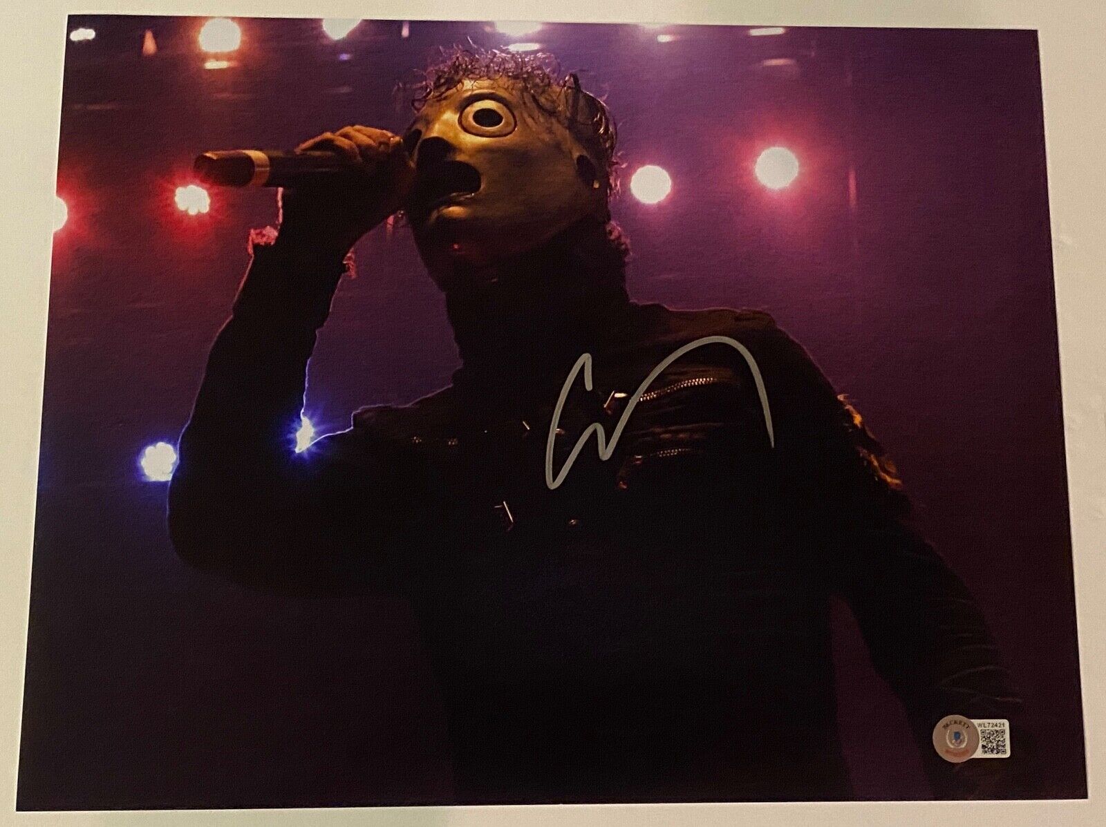 Corey Taylor Signed Autograph 11x14 Photo Poster painting Slipknot Stone Sour Proof Beckett COA