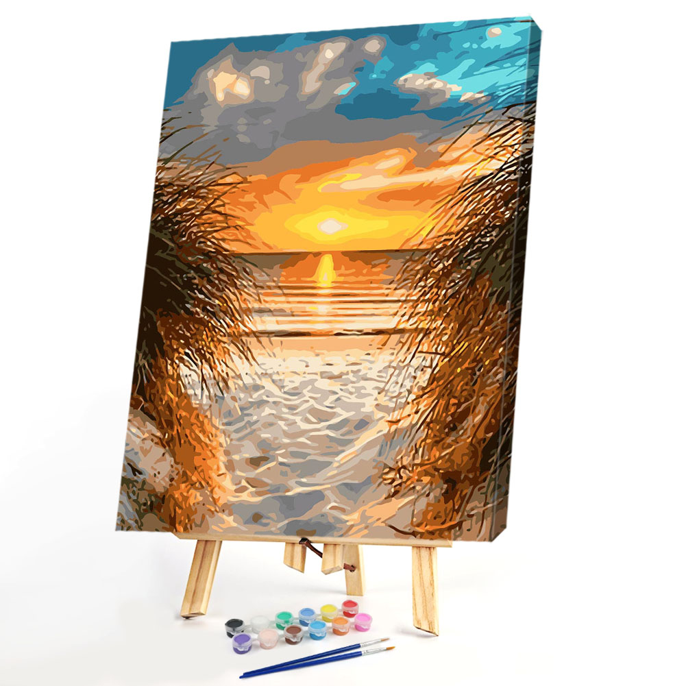 

40*50cm - Paint By Numbers - Sunset, 501 Original