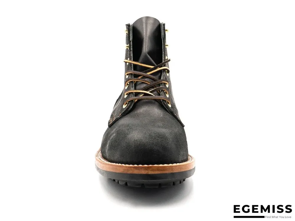 Cow Split Leather Men Boots Comfortable Boots Men Footwear Rubber Ankle Boots Men's Shoes | EGEMISS