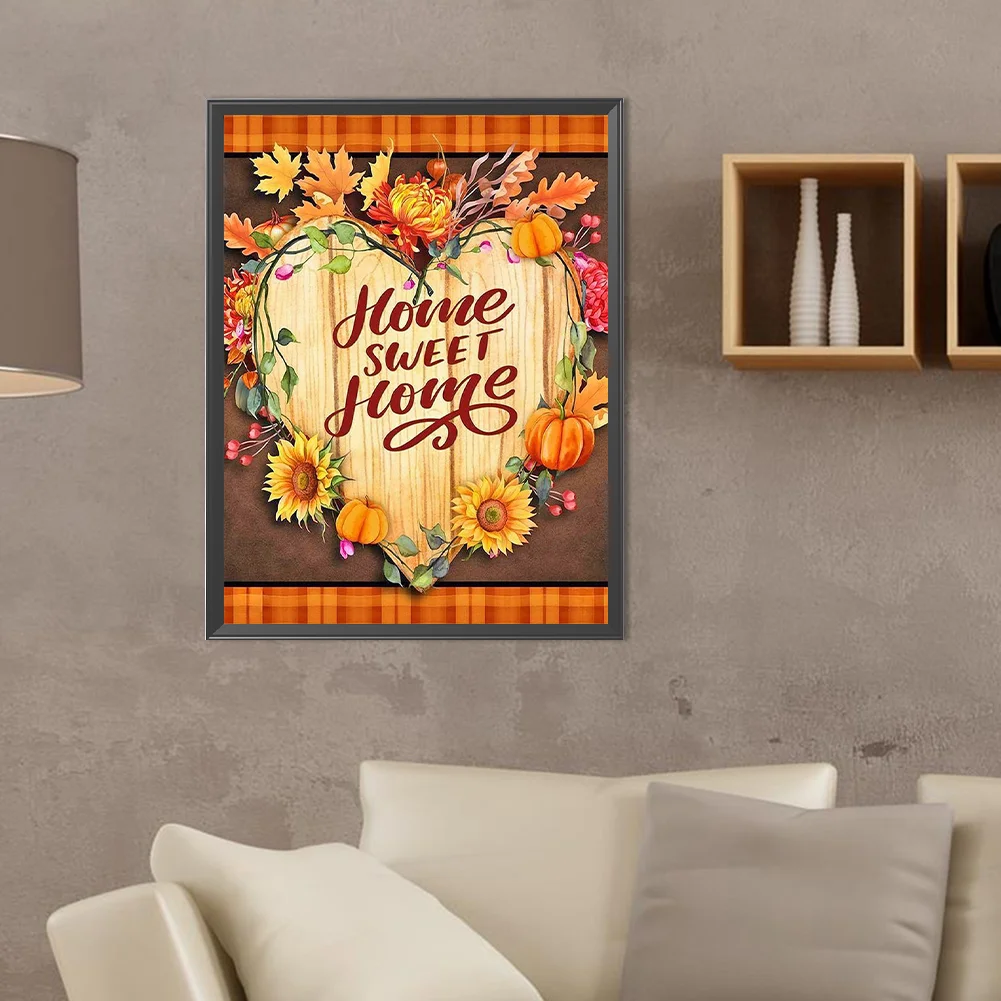 Diamond Painting - Full Round Drill - Sunflower Home(Canvas|30*40cm)