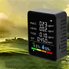 6 in 1 CO2 TVOC HCHO PM2.5 Detector LCD Digital Temperature Humidity Tester