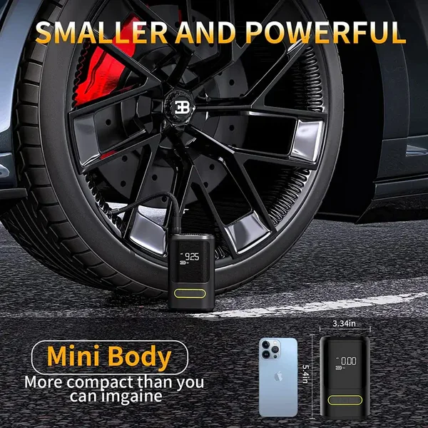 ELECTRIC JUMP STARTER & POWER BANK & TYRE INFLATOR COMBO OPTION TO BUY!