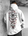 Totem Pattern Hoodie by Inlyline