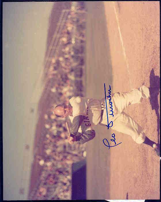 Leo Durocher Signed 8x10 Photo Poster painting Psa/dna Cert Autograph