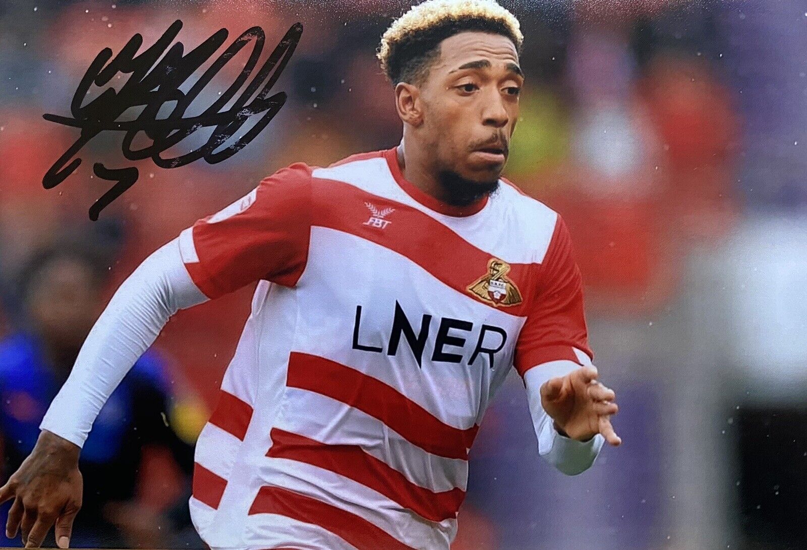 Mallik Wilks Genuine Hand Signed Doncaster Rovers 6X4 Photo Poster painting